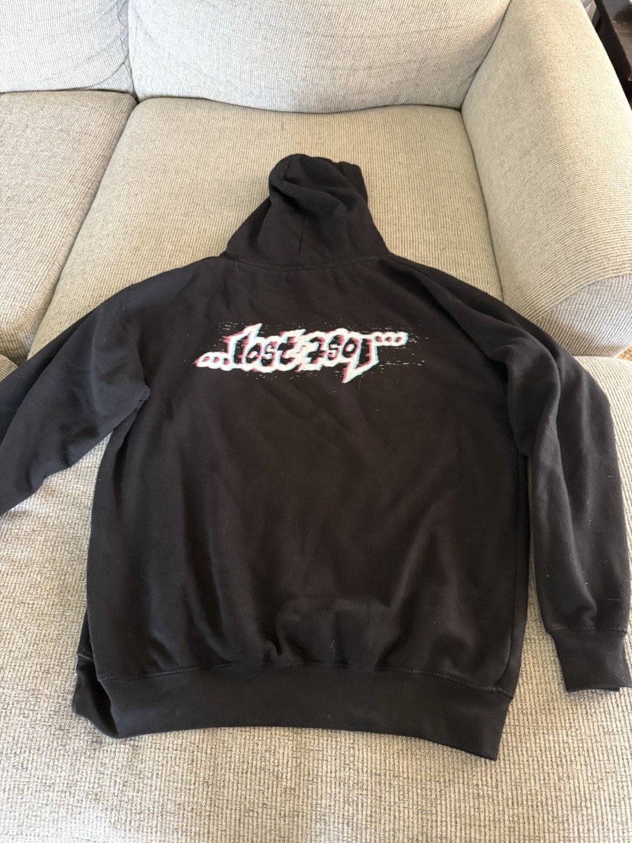 Vintage Lost Enterprises Hoodie Y2K/Biker Sweat Shirt- Mens Large