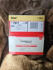  125-Hollister Adapt 7917 & CardinalHealth Skin Protective Wipes-New-Free Shipn