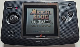 1999 Neo Geo Pocket Color Anthracite Lot With 9 Games and Accessories