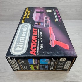 Nintendo NES Action Set Boxed Console + 2 Controllers & Zapper - PAL Tested