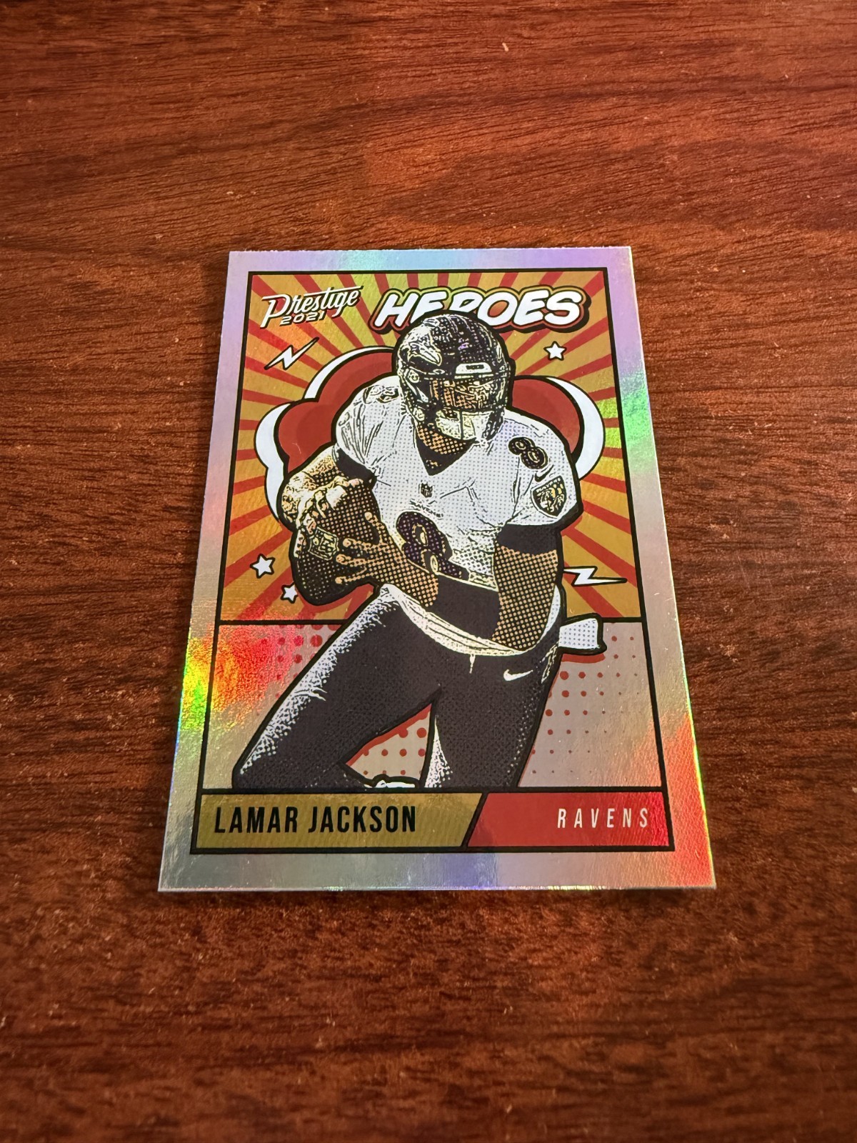 2021 Panini Prestige Heroes #HE-2 Lamar Jackson