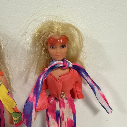 Vintage Mattel Rock Flower Doll Lot Heather Lilac Puppen mit Outfit 4054 1970 - Bild 21 von 24