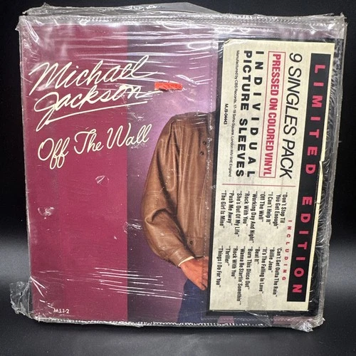 MICHAEL JACKSON – 9 Singles Pack (Colored Vinyl, UK Import, Wrapped) MJ9-04443