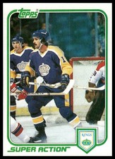 1981-82 Topps #130 West Charlie Simmer Los Angeles Kings NM+
