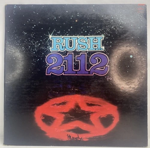 RUSH 2112 ViNYL LP RECORD ALBUM 1976 GATEFOLD COVER U.S. MERCURY SRM-1-1079