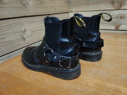 Doc Martins Wincox AW501 Damenstiefel schwarz Leder Harness Biker-Stil – UK 6 - Bild 12 von 15
