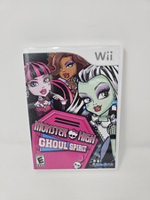 Monster High Ghoul Spirit Nintendo Wii 2011 Game Tested Works