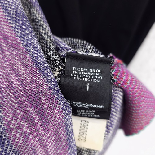 CUSTO BARCELONA Kate Blacky Kleid schwarz bunt Viskose Strick Größe 1 - Bild 5 von 7