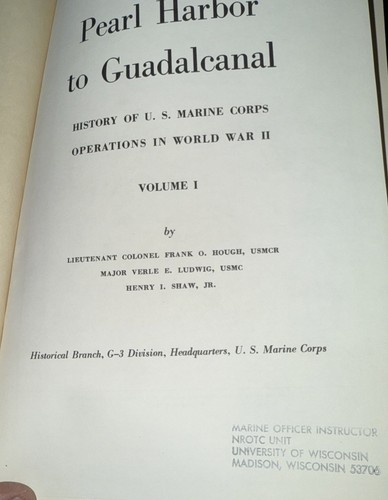 History of US Marine Corps Operations in WWII, original government printed 1958 - Picture 2 of 7