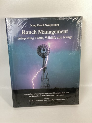 King Ranch Symposium Ranch Management HC/DJ 2003 Sealed RARE By C. Forgason - Foto 7 di 7