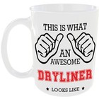 THIS IS WHAT AN AWESOME DRYLINER LOOKS LIKE MUG WORK MUG COFFEE FUNNY JOB GIFT ☕