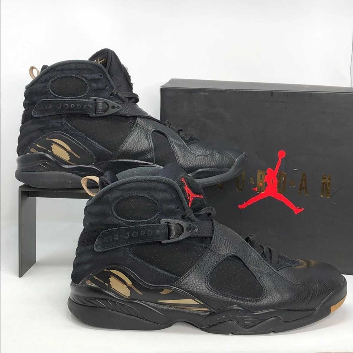 Air Jordan 8 Retro x OVO Black AA1239-045 Authentic Drake Sneakers - Size 14 Drake Signed Nike Air Jordan 8 Retro  main image 4
