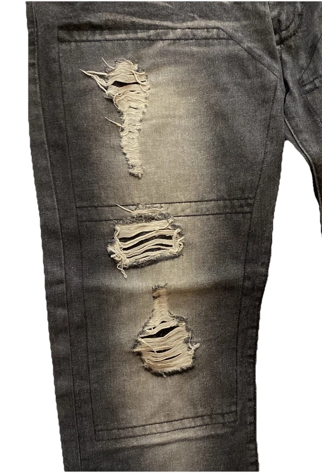 Robin’s Jean Rhinestone Bolsillo Hombre’s W 38 L34 Vintage Lavado Ácido Envejecido Como Nuevo Foto 4 de 4