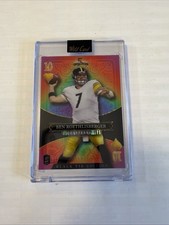 Ben Rothlisberger 1/1 Black Tie Rainbow Foil Steelers NFL 2026 Wild Card
