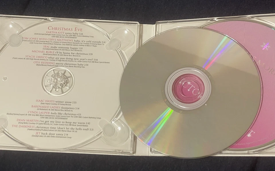 Victoria’s Secret Christmas Eve Christmas Morning 2 CD Set 2005 Santa Baby - Image 3 of 4