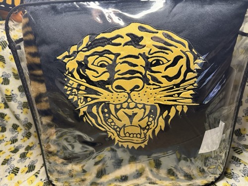 Ed Hardy King 4 Piezas Lujoso Juego de Edredón de Piel Sintética Estampado de Tigre - Imagen 5 de 5