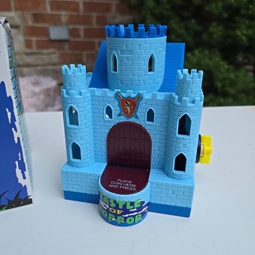 HORROR CASTLE SAVING BANK MECHANICAL WIND UP TOY BOXED by Ever Last Hong Kong - Picture 2 of 17