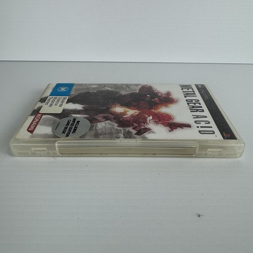 Metal Gear Ac!d 1 Acid Sony Psp Playstation 2005 Tactical Rpg Konami Complete - Picture 5 of 8