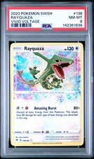 2020 POKEMON SWORD & SHIELD VIVID VOLTAGE #138 RAYQUAZA PSA 8