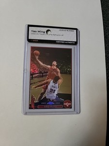 2003-04 Topps Chrome Basketball Yao Ming #11 Refractor SD6706