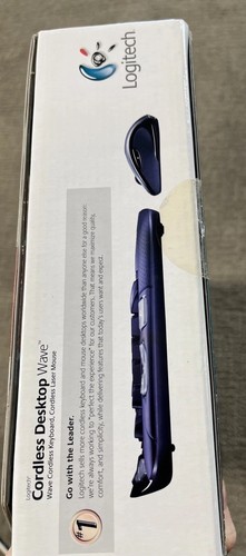 Logitech Cordless Desktop Wave Wireless Keyboard & Laser Mouse -New & Sealed! - Afbeelding 5 van 7