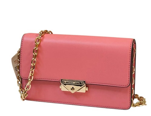MICHAEL KORS CECE MEDIUM FLAP SHOULDER CROSSBODY BAG CLUTCH TEA ROSE - Bild 2 von 10