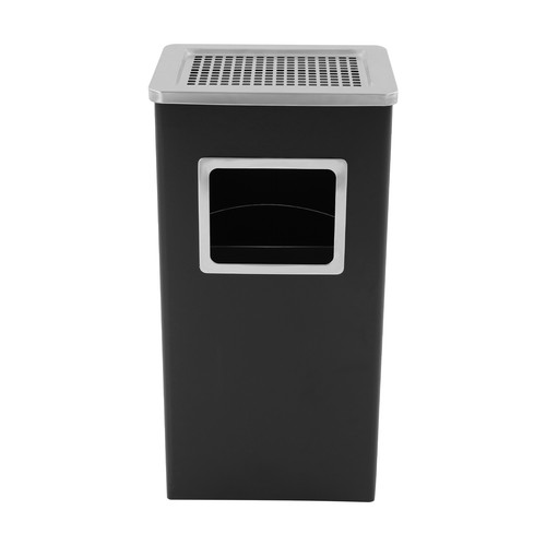 Trash Can Garbage Bin Indoor&Outdoor Stainless Steel Trashcan for Home/Office - Picture 8 of 21