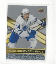 2020-21 Upper Deck Overtime Center of Excellence #20 Auston Matthews Maple Leafs