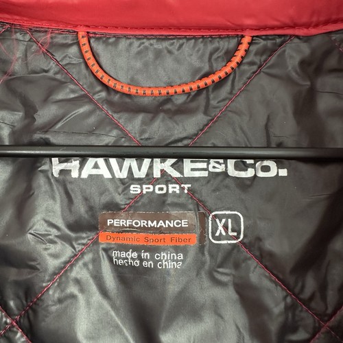 Hawke & Co Sport Red Quilted Insulated Vest Men’s XL Performance Lightweight - Picture 2 of 19