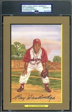 Ray Dandridge Gem Mint 10 PSA DNA Signed Perez Steele Great Moments Postcard 