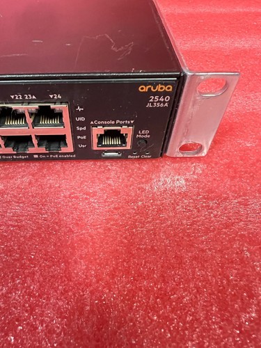 Hewlett Packard Aruba JL356A Netzwerk Switch, 24x 10/100/1000 PoE+ Ports, 4x SFP+ - Bild 2 von 5
