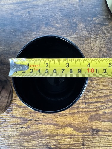 Kunstglas Vasen Töpfe Kerzenhalter Gold Einschlüsse rasiert Pontil Paar - Bild 8 von 8