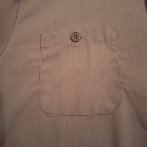 Jim Beam Bourbon Gray Button Down Short Sleeve Embroidered Work Shirt Medium  - Picture 3 of 11