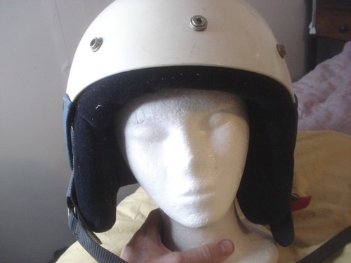 Casco estilo café Vespa Demi-Jet, talla XS, ¡Buen estado! - Imagen 4 de 5