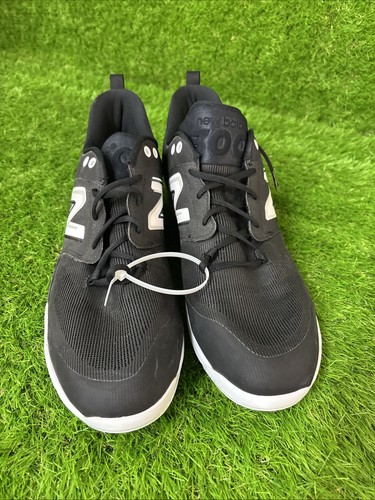 Size 16 New Balance Metal Baseball Cleats Fresh Foam X 3000v6 Low Black White - Picture 2 of 5