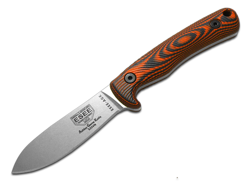 ESEE Knives Ashley Game CPM-S35VN Orange G-10 Fixed Blade Knife