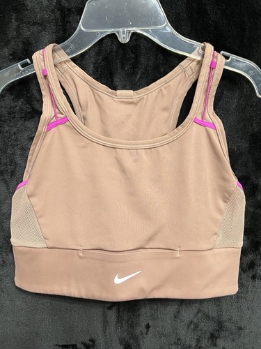 Nike Damen Mauve & Pink Sport Training Top/BH Achsel zu Achsel 15"x Länge 14" Größe M - Bild 2 von 8