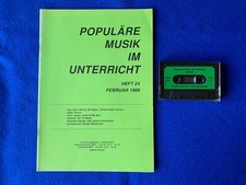 Praxis des Musikunterrichts Populäre Musik im Unterricht Heft 24 + TonKass. 1989
