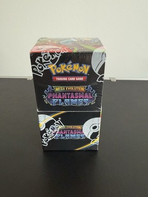 Pokemon TCG Phantasmal Flames Half Booster Box (18 Packs) Neu und Sealed