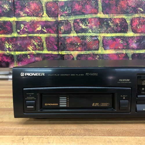 Vintage Pioneer PD-M552 Multi Play 6 Disc CD Player Tested Works Great - Picture 2 of 8