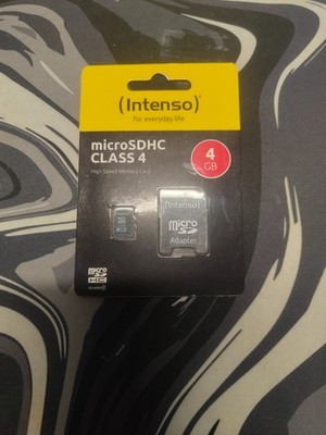 Intenso 4GB, Class 10 (12MB/s) - SDHC Karte - Retail - (3413450)