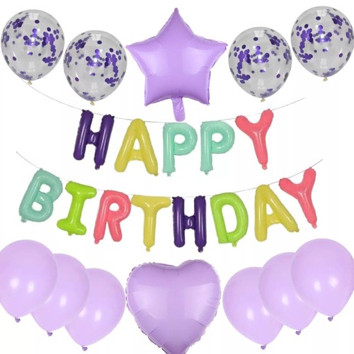 Happy Birthday Balloons Banner Bunting Self Inflating Decoration Letters Balloon - Picture 124 of 151