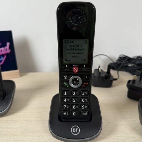 BT Advanced Trio Triple Cordless Phone Telephone Answer Machine Call Blocker - Zdjęcie 3 z 10