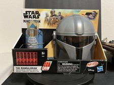 Nerf Star Wars The Mandalorian Mask  Gauntlet Combo Hasbro Disney Brand New