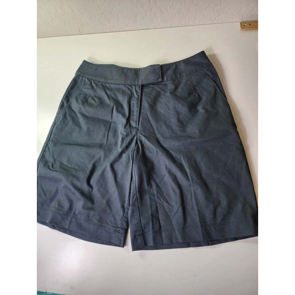 Shorts de golfe elástico Nike Golf preto ativo mistura de algodão ao ar livre tamanho 4 - Imagem 3 de 4