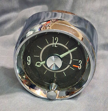 1963 1964 Cadillac Dash Clock Oem Borg 1479148 In-dash Gauge Chrome