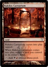 2006 Magic The Gathering Dissension Rakdos Carnarium #178 Light Play