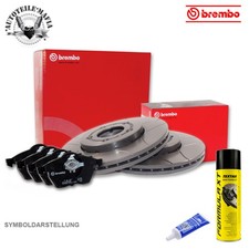 Brembo Bremsensatz + Reiniger geschlitzt SPORT VORN Ø 312mm Audi A3 Seat Leon VW