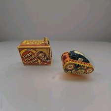 Vintage Marx Toys Tin Litho Wind Up Turn Over Tank W/ Original Box