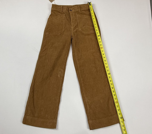 Patagonia Wide-Leg Corduroy Pants Womens Size 2 Nest Brown Cotton Stretch NWT - Bild 3 von 11